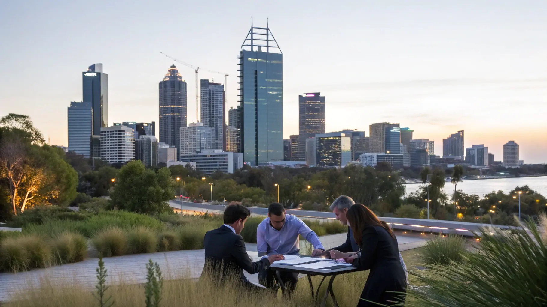 Facilitator guiding stakeholder collaboration in WA